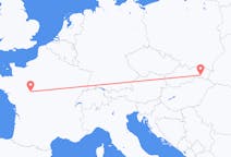Flyg från Kosice, Slovakien till Tours, Frankrike