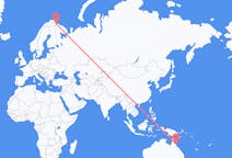 Flights from Cairns, Australia to Kirkenes, Norway