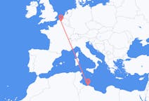 Flyreiser fra Tripoli, Libya til Lille, Frankrike