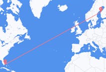 出发地 巴哈马比米尼目的地 芬兰瓦萨的航班