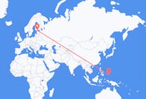 Flights from Koror, Palau to Helsinki, Finland