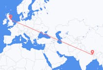 Flights from Biratnagar, Nepal to Durham, England, the United Kingdom