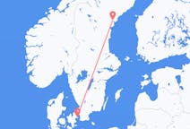 Vluchten van Sollefteå, Zweden naar Kopenhagen, Denemarken