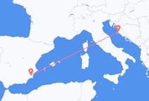Vluchten van Zadar, Kroatië naar Murcia, Spanje