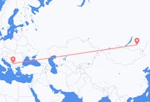 Flights from Pristina, Kosovo to Chita, Russia