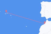 Fly fra Rabat til Graciosa