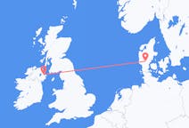 Flights from Billund, Denmark to Belfast, Northern Ireland