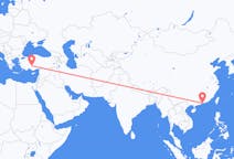 Flyreiser fra Shenzhen, til Konya