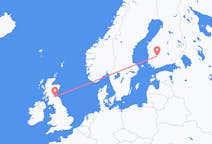 Loty z Tampere, Finlandia z Edynburg, Szkocja