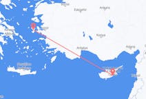 Flyreiser fra Larnaka, Kypros til Khios, Hellas
