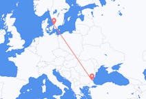 Flights from Angelholm to Burgas