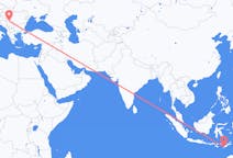 印度尼西亚出发地 古邦飞往印度尼西亚目的地 贝尔格莱德的航班