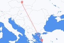 Flights from Samos in Greece to Ostrava in Czechia