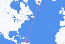 出发地 委内瑞拉加拉加斯目的地 格陵兰纳萨尔苏克的航班