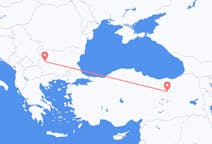 Loty z Erzincan, Turcja do Sofia, Bułgaria