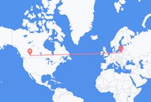 Flights from Calgary, Canada to Szymany, Szczytno County, Poland