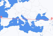 Flyrejser fra Tbilisi, Georgien til Santiago de Compostela, Spanien