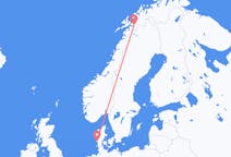 Flights from Narvik, Norway to Esbjerg, Denmark