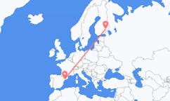 Flights from Savonlinna, Finland to Reus, Spain