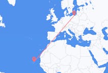 Flyg från Sal, Kap Verde till Gdańsk