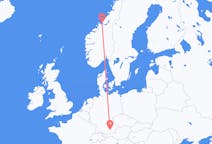 Fly fra Ørland til München