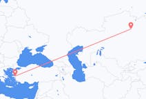 Vluchten van Nur-Sultan naar Izmir