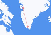 Flyg från Qaqortoq, Grönland till Ilulissat, Grönland