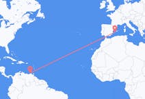 Flights from Porlamar, Venezuela to Ibiza, Spain