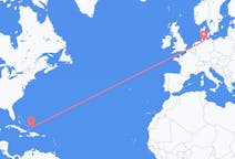 เที่ยวบิน จาก พรอวิเดนเซียเลส, หมู่เกาะเติกส์และหมู่เกาะเคคอส ไปยัง ฮัมบวร์ค, เยอรมนี