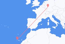 Flights from Santa Cruz de La Palma in Spain to Frankfurt in Germany