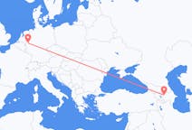 Flyg från Gəncə, Azerbajdzjan till Düsseldorf, Tyskland