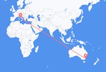 Flyrejser fra Merimbula, Australien til Rom, Italien