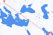 Flights from Abu Dhabi to Salzburg
