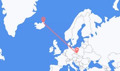 เที่ยวบิน จาก Thorshofn, ไอซ์แลนด์ ถึงวรอตซวาฟ, โปแลนด์
