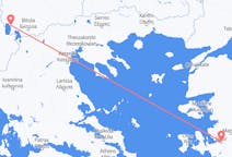 Flights from İzmir in Turkey to Ohrid in North Macedonia