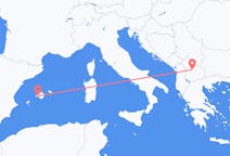 Flyg från Skopje, Nordmakedonien till Palma, Spanien
