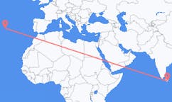 Flüge von Hambantota, Sri Lanka nach São Jorge, Portugal