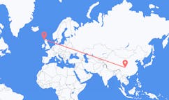 Flights from Mianyang, China to Stornoway, the United Kingdom
