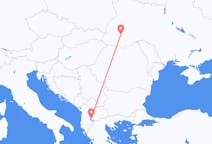 Fly fra Ivano-Frankivsk til Ohrid