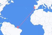 Vluchten van Sao Luis, Brazilië naar Faro, Napoli, Portugal