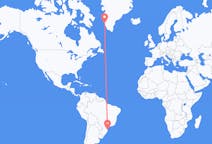 出发地 巴西纳韦甘特斯目的地 格陵兰努克的航班