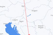 Flyreiser fra Mostar, til Brno