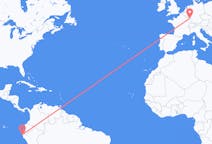 Flights from Talara, Peru to Saarbrücken, Germany