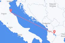 Lennot Riministä Ohridiin
