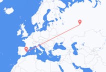 Flights from Perm, Russia to Valencia, Spain
