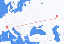 Flyrejser fra Oral, Kasakhstan til Torino, Italien