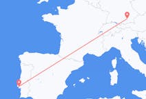 Vluchten van München, Duitsland naar Lissabon, Portugal