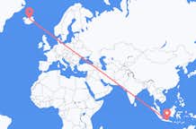Flyrejser fra Semarang, Indonesien til Akureyri, Island