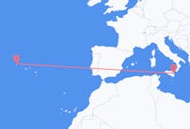 Flights from Corvo Island, Portugal to Catania, Italy