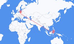 Flights from Luwuk, Indonesia to Łódź, Poland